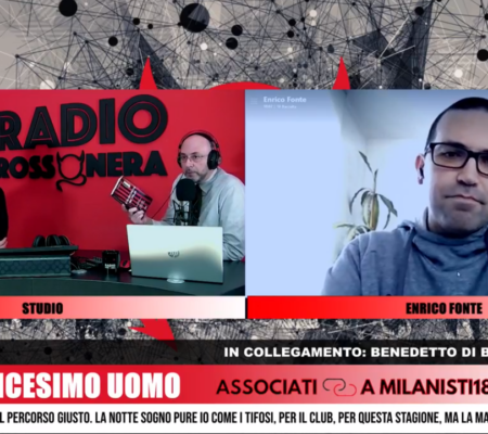 Presentation of “The other face of AC Milan” at Radio Rossonera