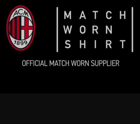 AC Milan and MatchWornShirt join forces