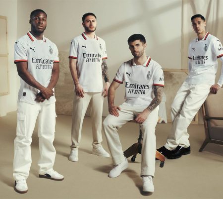 Elegance in motion: AC Milan e Puma svelano il nuovo Away kit 24/25 con un epico debutto in campo allo Yankee Stadium